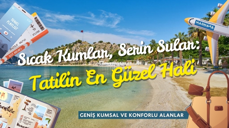 Muğla’nın kalbinde yer alan Marmaris Plajı, şehir merkezine yakınlığı ve