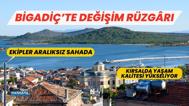 Bigadiç Belediyesi, kırsal mahallelerdeki arazi yollarını yenileyerek ulaşımı daha güvenli