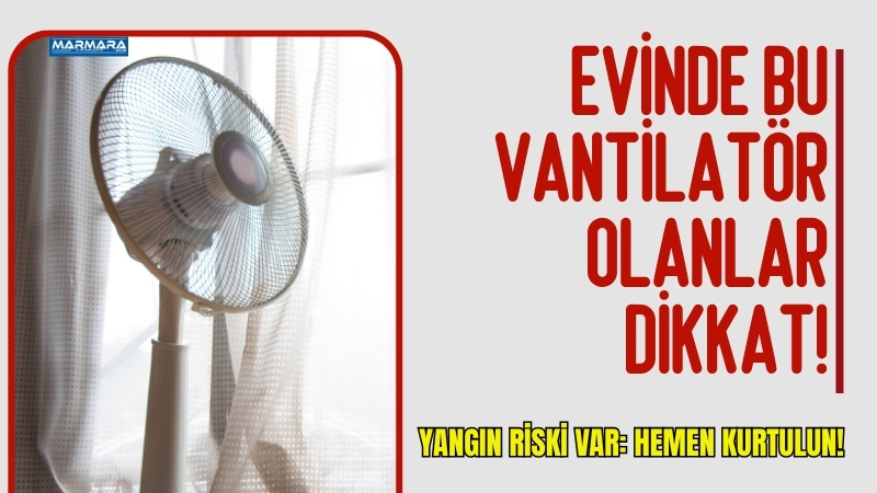 Klindo marka KCSF17-23 model vantilatörler, yangın riski nedeniyle Fransa genelinde