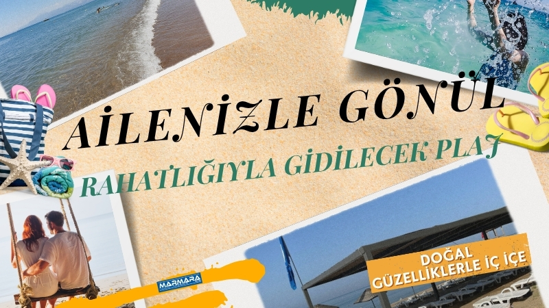 Altın sarısı kumları ve mavi bayraklı deniziyle Lara Halk Plajı,