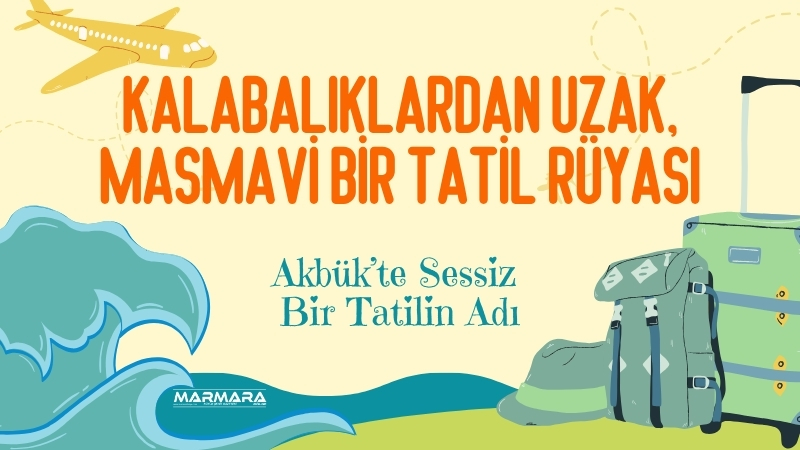 Turkuaz denizi ve çam ağaçlarıyla çevrili doğasıyla Akbük Koyu, Muğla’nın