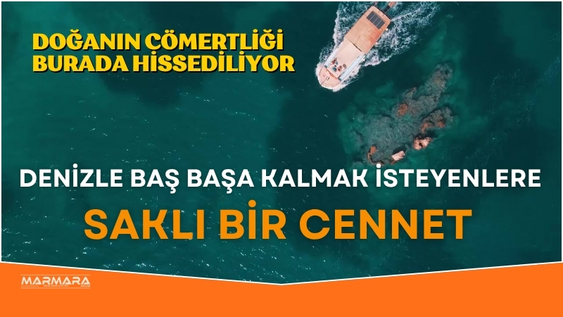 Sade güzelliğiyle dikkat çeken Kazanlı Plajı, kalabalıktan uzakta bir gün