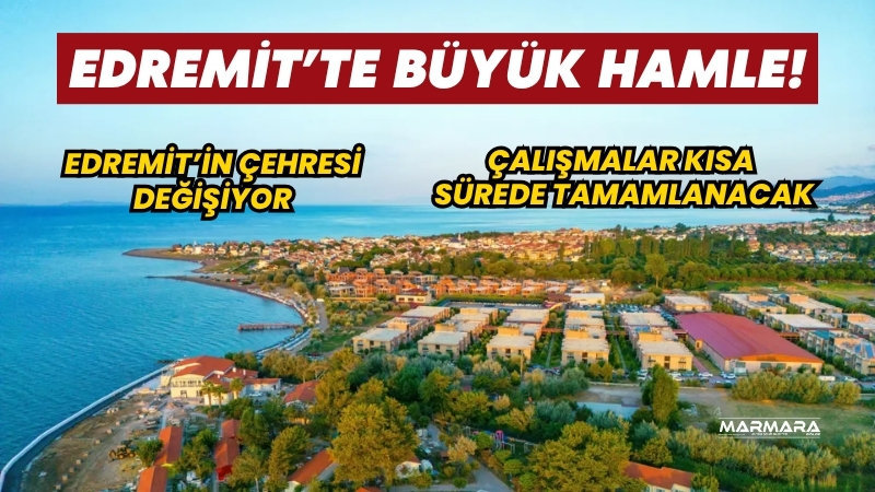 Edremit Belediyesi, Güre Cumhuriyet Mahallesi 12174. Sokak’ta yol yapım çalışmalarını