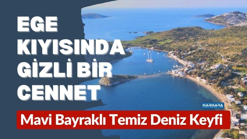 Muğla'nın Bodrum ilçesinde, doğal güzellikleriyle öne çıkan Gümüşlük Halk Plajı