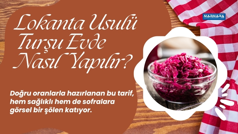 Balıkesir'deki lokantalarda sıkça karşımıza çıkan o kıtır kıtır, ekşi ve