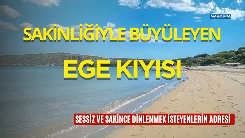 Doğal yapısını koruyan, sakin atmosferiyle dikkat çeken Çeşmealtı Mavi Plajı,