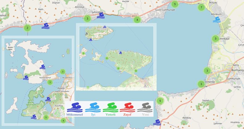 Balikesir plajlarindaki su kalitesi haritadan takipte - Marmara Bölge Gazetesi