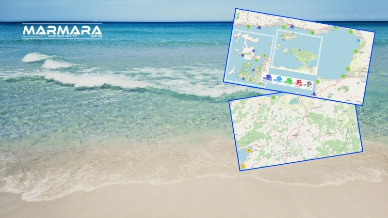 Balıkesir’in Ayvalık’tan Edremit’e uzanan sahillerinde denize girmeden önce su kalitesini