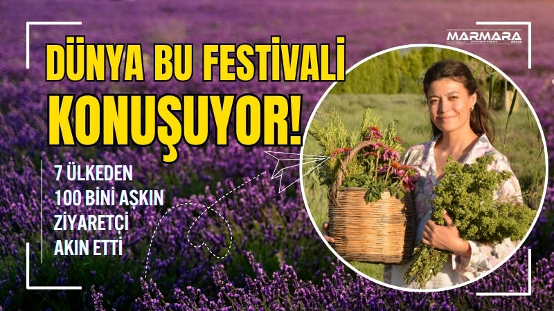 Balıkesir, bu yıl altıncısı düzenlenen Aromaterapi Festivali’yle hem Türkiye’nin dört