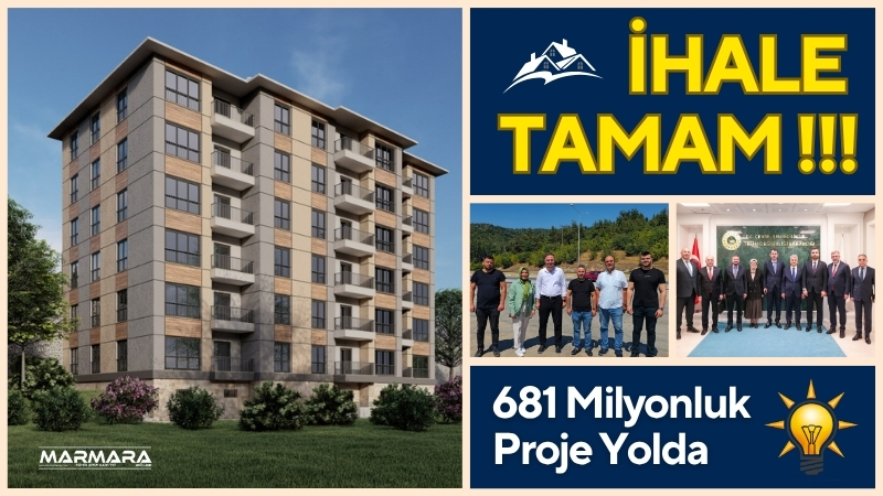 Susurluk’un Sultaniye Mahallesi’nde hayata geçirilecek 309 konutluk TOKİ projesinde inşaat