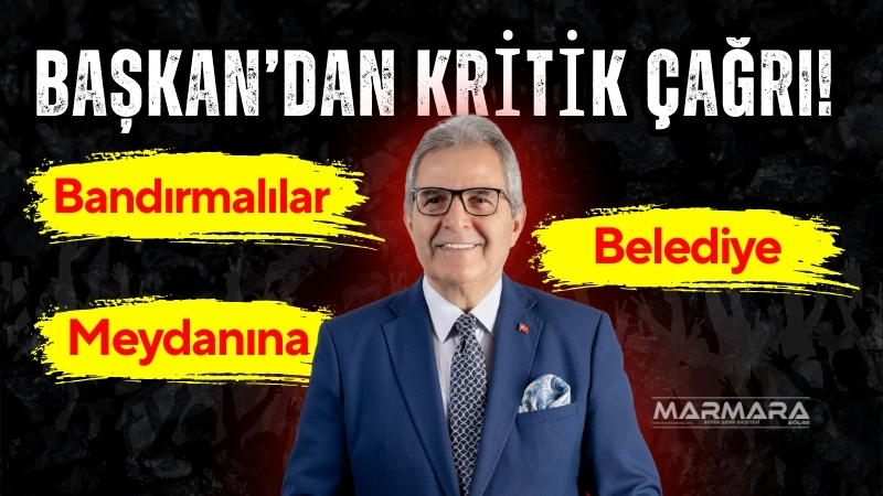 Bandırma Belediyesi’nden anlamlı etkinlik! Başkan Dursun Mirza’nın öncülüğünde bugün saat