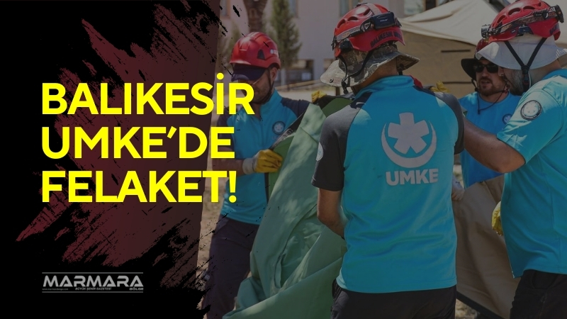 Balıkesir UMKE ekibi, 1 araç ve 7 gönüllü personeliyle Bursa’da