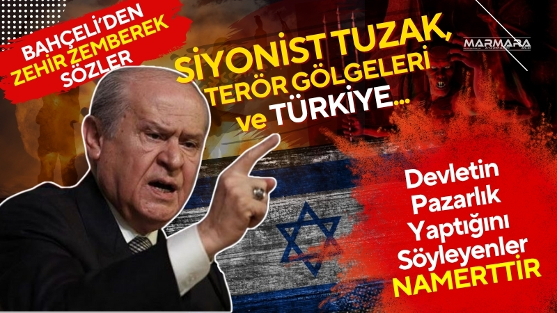 MHP Genel Başkanı Devlet Bahçeli, yazılı basın açıklamasında hem terörle