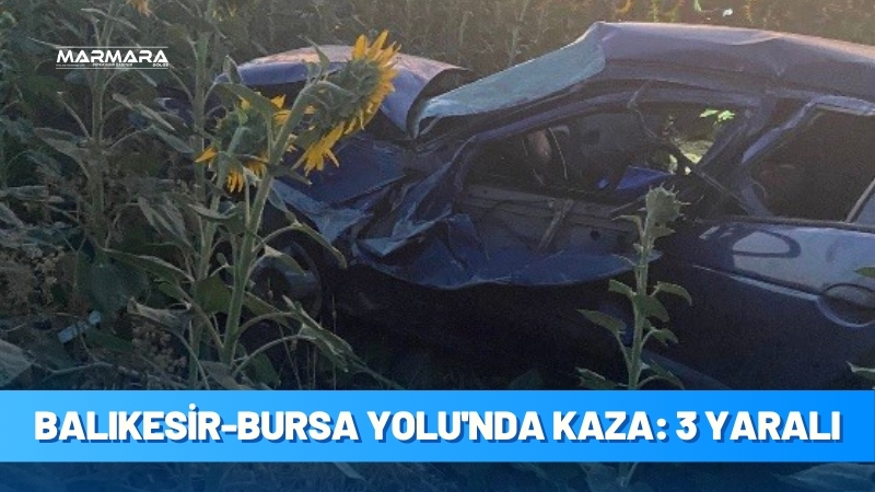 Balıkesir-Bursa kara yolunun Susurluk Demirkapı mevkiinde meydana gelen trafik kazasında