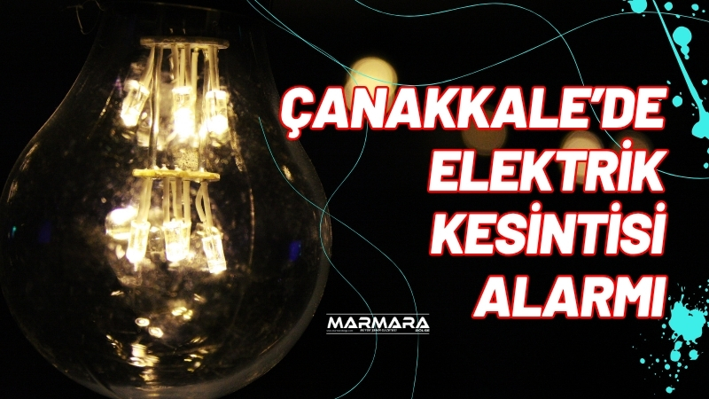 UEDAŞ’tan yapılan açıklamaya göre 30 Temmuz Çarşamba günü Çanakkale genelinde