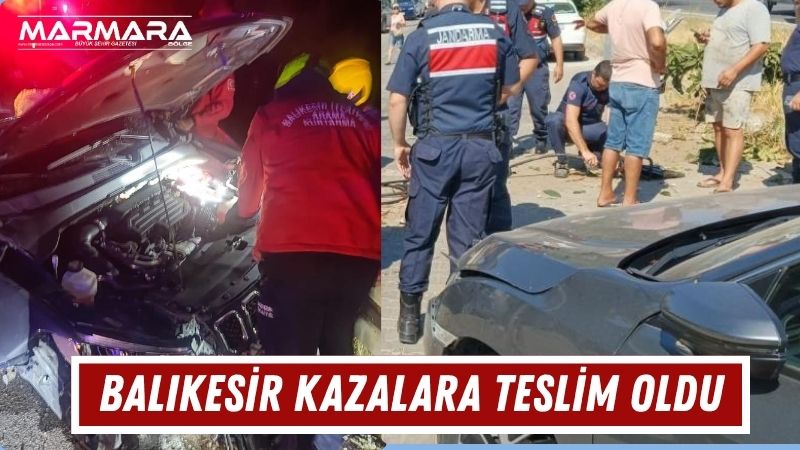 Balıkesir’in Burhaniye, Gömeç ve Edremit ilçelerinde meydana gelen 4 ayrı