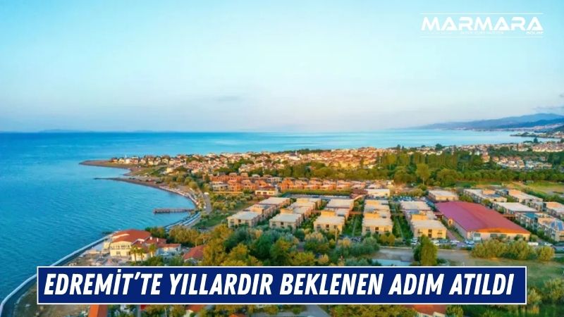 Edremit Belediyesi, kent genelinde yürüttüğü yol bakım çalışmalarına Dereli Mahallesi’nde