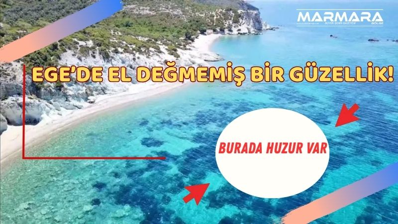 İzmir’in Foça ilçesinde doğayla baş başa kalmak isteyenler için eşsiz