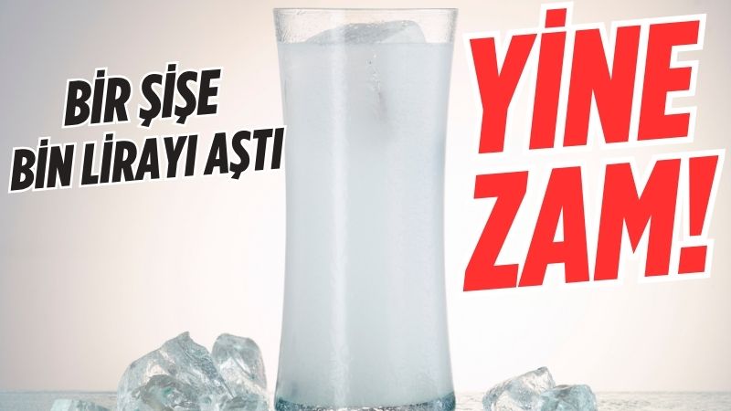 TÜİK’in enflasyon verilerinin ardından ÖTV artışıyla birlikte alkol ürünlerine yeni