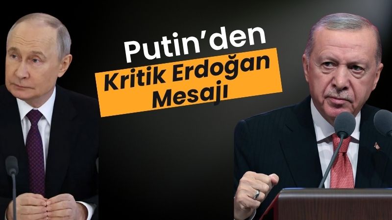 Rusya Devlet Başkanı Vladimir Putin ile Cumhurbaşkanı Recep Tayyip Erdoğan,