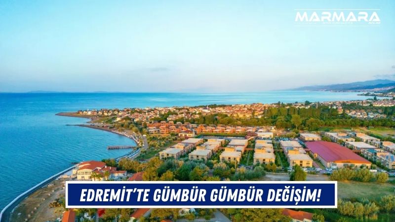 Edremit Belediyesi, kent genelinde sürdürdüğü yol bakım ve onarım çalışmalarını
