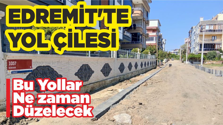 Edremit Belediyesi, Altınkum Mahallesi’nde yürüttüğü üstyapı çalışmalarına hız kesmeden devam