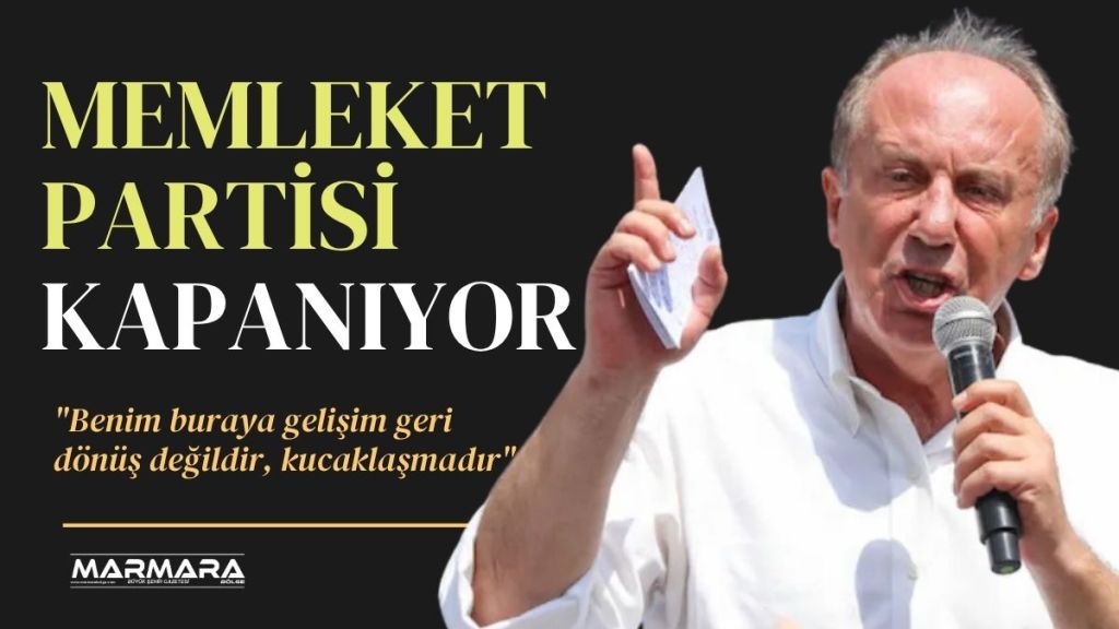 Muharrem İnce’nin Cumhuriyet Halk Partisi’ne (CHP) geri dönmesinin ardından, kurucusu