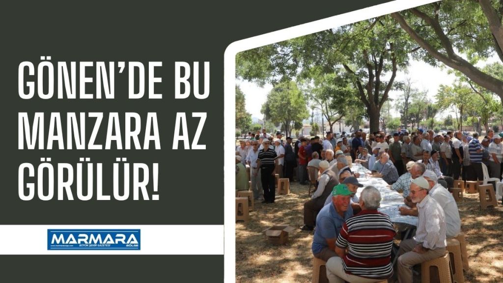 Gönen’in Sarıköy Mahallesi’nde yağmur duası hayrı düzenlendi. Belediye Başkanı İbrahim