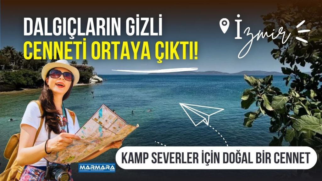 İzmir’in Karaburun ilçesinde yer alan Manal Koyu, kalabalıktan uzak, doğayla