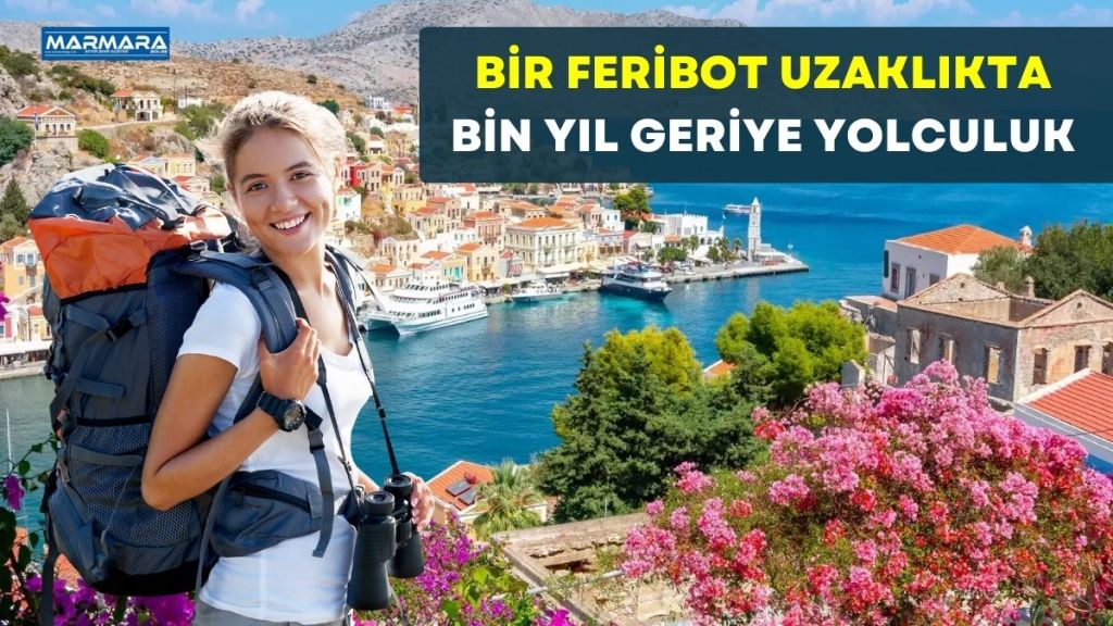 Yunanistan'ın Türkiye'ye en yakın adalarından biri olan Simi (Symi) Adası,