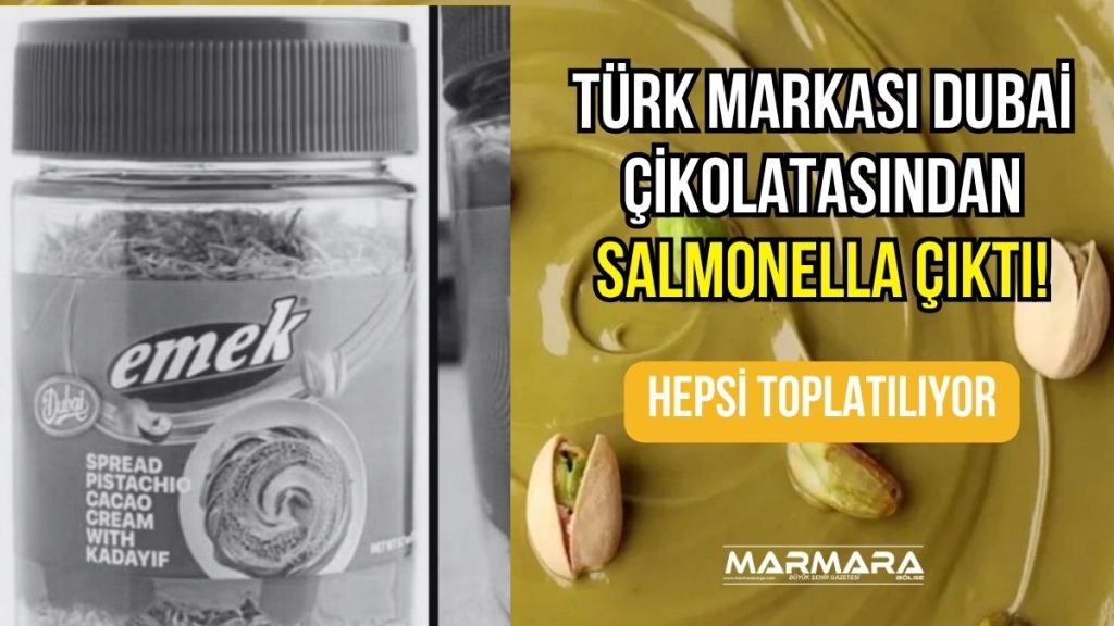 Türkiye menşeli Emek Gıda tarafından üretilen ve "Dubai çikolata ezmesi"