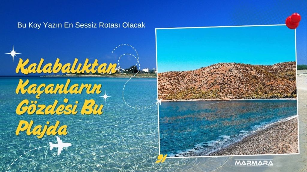 Muğla’nın Datça ilçesinde yer alan Ovabükü Plajı, sakin atmosferi, berrak