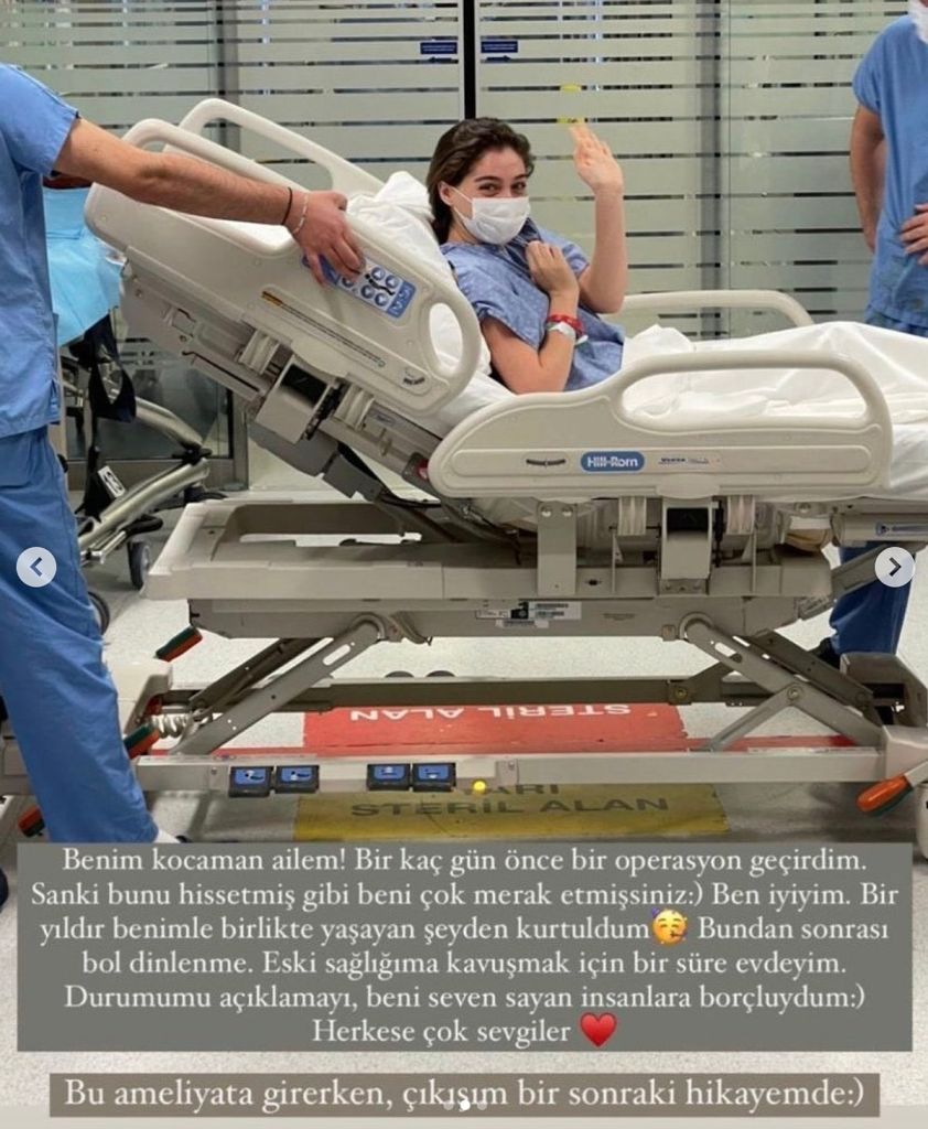 Ameliyat Olan Cemre Baysel Paylaşımlarıyla Endişelendirdi s 65be17c0db639db684015168559674f613bf88a4 - Marmara Bölge Gazetesi