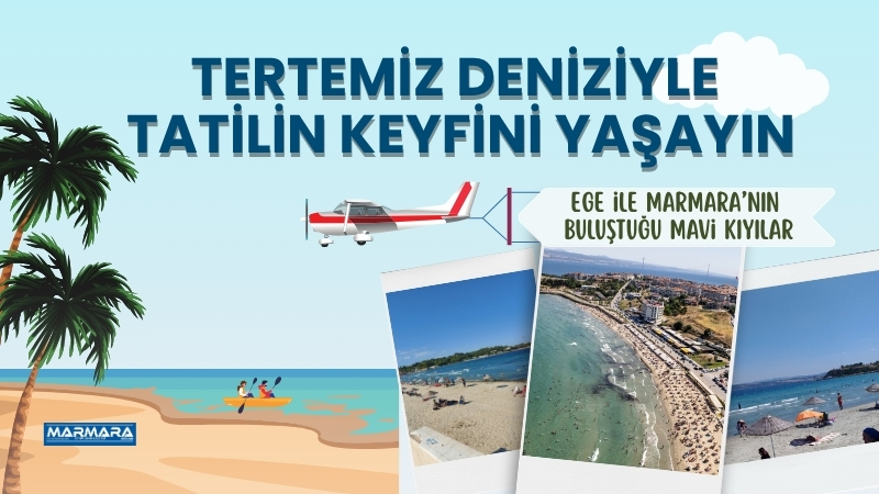 Hamzakoy Plajı, Çanakkale’nin Gelibolu ilçesinde tertemiz denizi ve altın sarısı