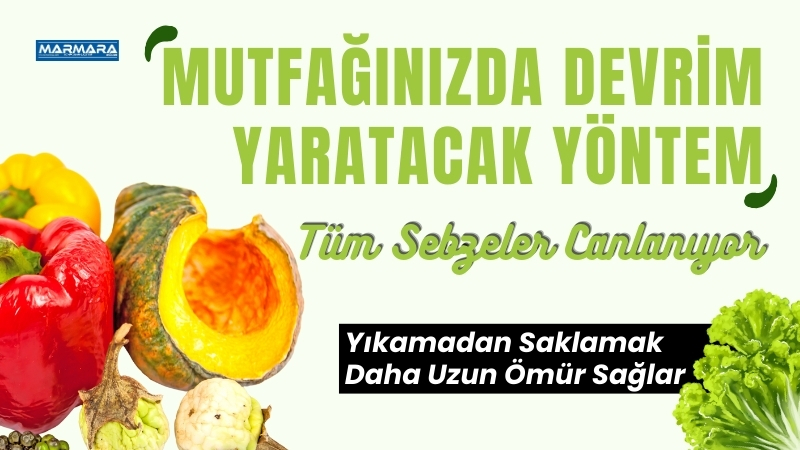 Balıkesir’de yaşayanların da sıkça başvurduğu bu pratik yöntemle sebze ve