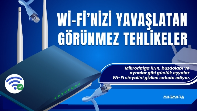 Balıkesir’de internetinizin yavaşlamasından servis sağlayıcınızı suçluyor olabilirsiniz. Oysa mikrodalga fırın,