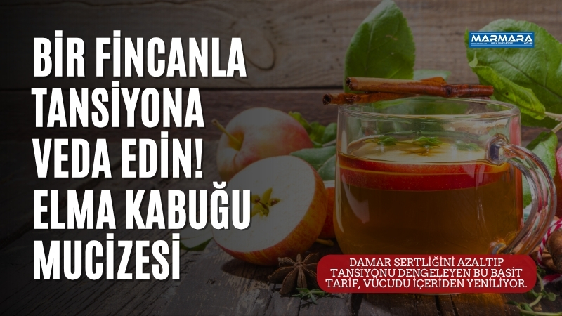 Elma kabuğuyla hazırlanan çay, Balıkesir’de doğal şifa arayanların gözdesi haline