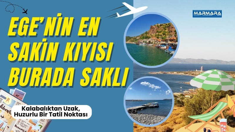 Çanakkale’nin Ayvacık ilçesine bağlı Sivrice Plajı, doğallığını koruyan sakin yapısıyla