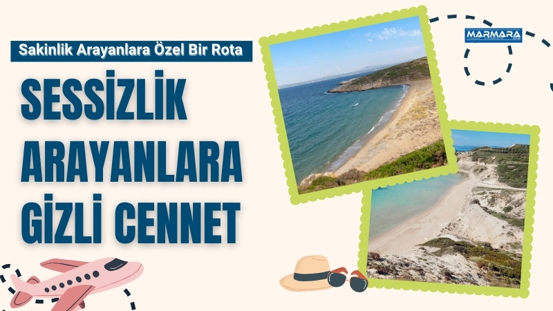 Bozcaada’nın kuzey kıyısında yer alan Çayır Plajı, sessizliği ve doğallığıyla