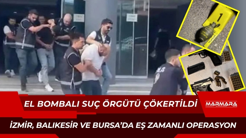 Balıkesir merkezli organize suç örgütüne yönelik yürütülen soruşturma, Bursa’da ele