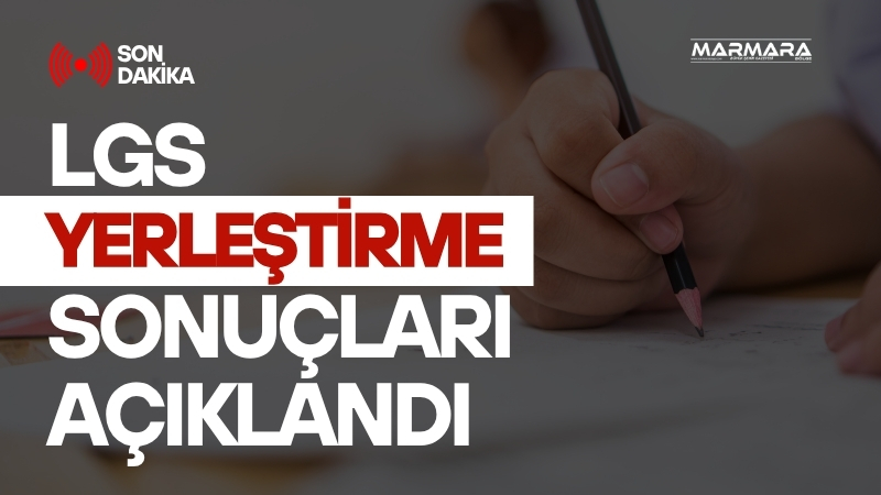 2025 yılı Liselere Geçiş Sistemi (LGS) yerleştirme sonuçları Milli Eğitim