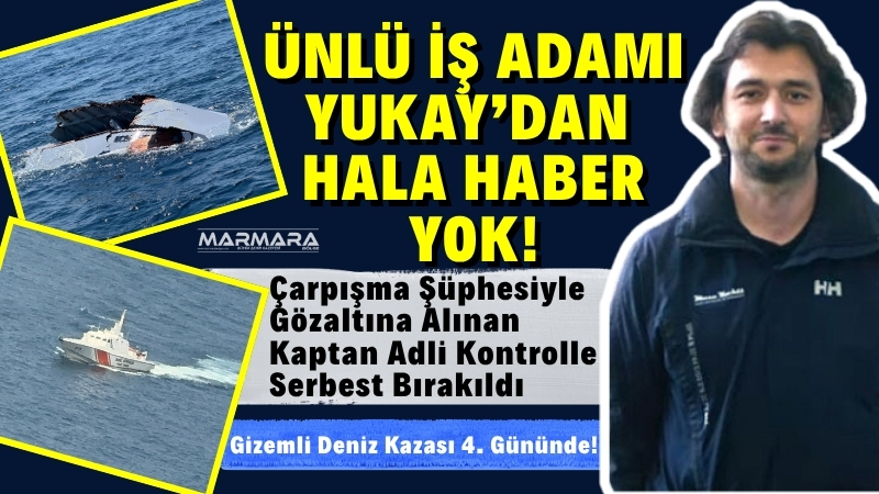 Balıkesir’in Marmara Adası açıklarında parçalanmış ve yarı batık halde bulunan
