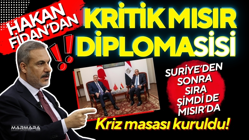 Dışişleri Bakanı Hakan Fidan, Suriye ziyaretinin ardından Mısır’a geçti. Cumhurbaşkanı