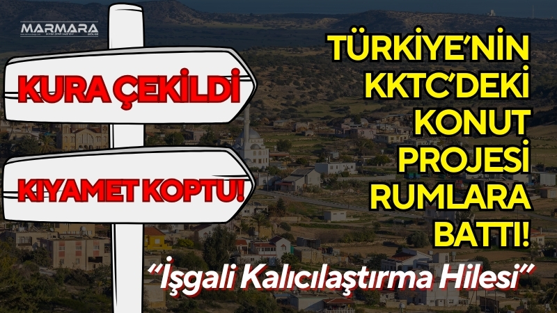 KKTC’de kura çekimiyle ilk etabı tamamlanan sosyal konut projesi halkı