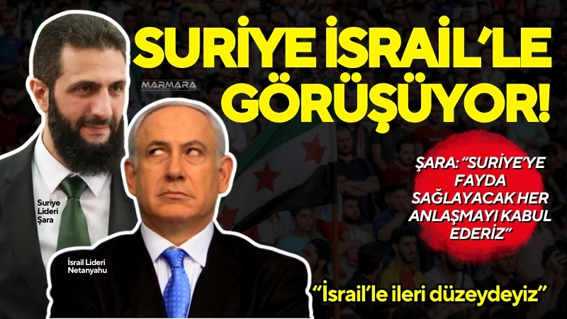 Suriye Devlet Başkanı Ahmed eş-Şara, Arap gazetecilere yaptığı açıklamada, İsrail