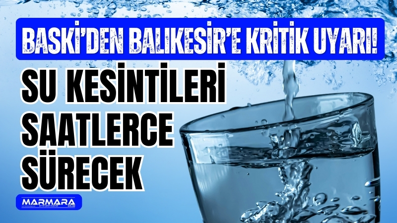Balıkesir’de 28 Ağustos Perşembe günü ana şebeke arızası nedeniyle Susurluk