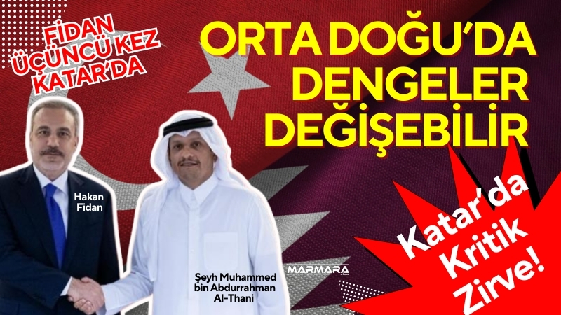 Bakan Hakan Fidan, Katar’ın başkenti Doha’da Katar Başbakanı ve Dışişleri