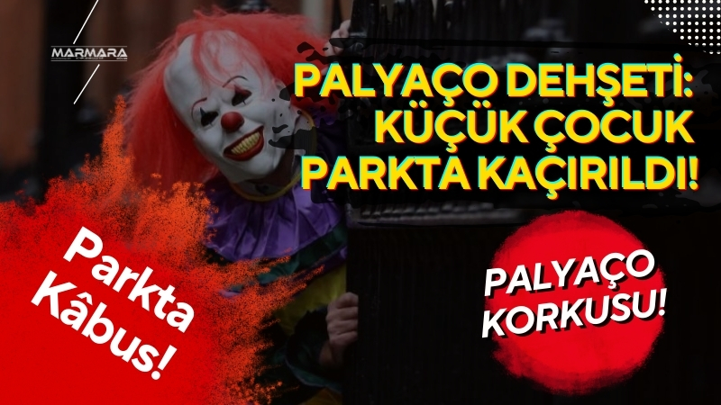 Yunanistan’ın başkenti Atina’da palyaço kılığına giren bir sapık, parkta oynayan