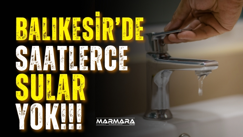 Balıkesir’in Altıeylül ilçesinde ana şebekede meydana gelen arıza nedeniyle 30