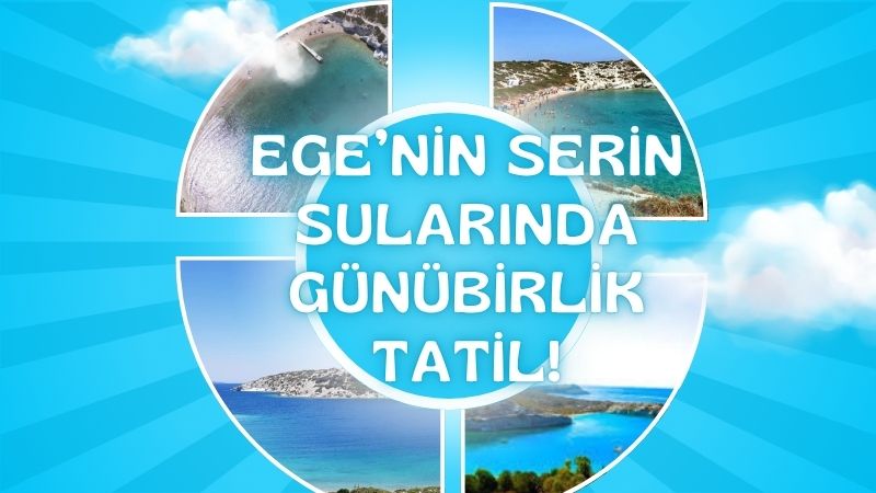 Kalabalıktan uzak, doğayla iç içe, serin sulara sahip bir Ege